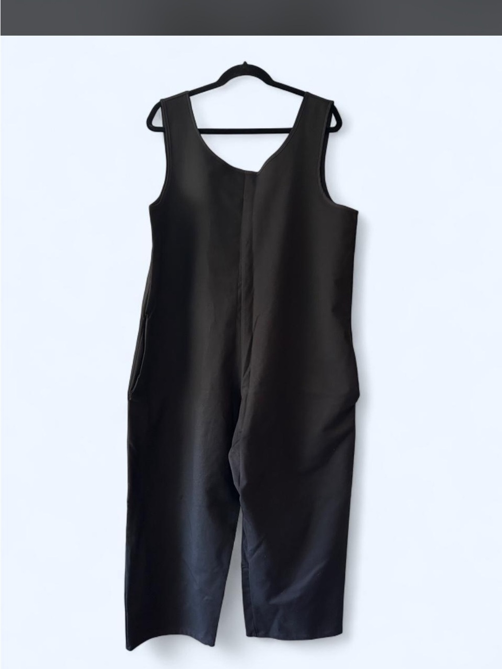 Black Sleeveless Jumpsuit